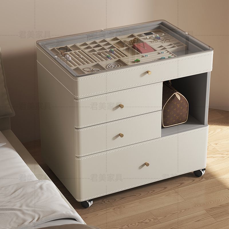 Mobile & Tablet Accessories - Small modern simple bedroom jewelry box