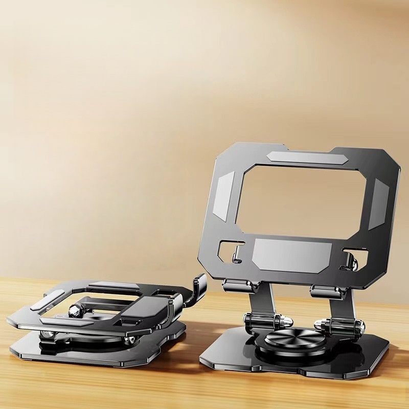 Graphic Tablet Accessories - All-Metal Foldable 360° Rotatable Desktop Stand