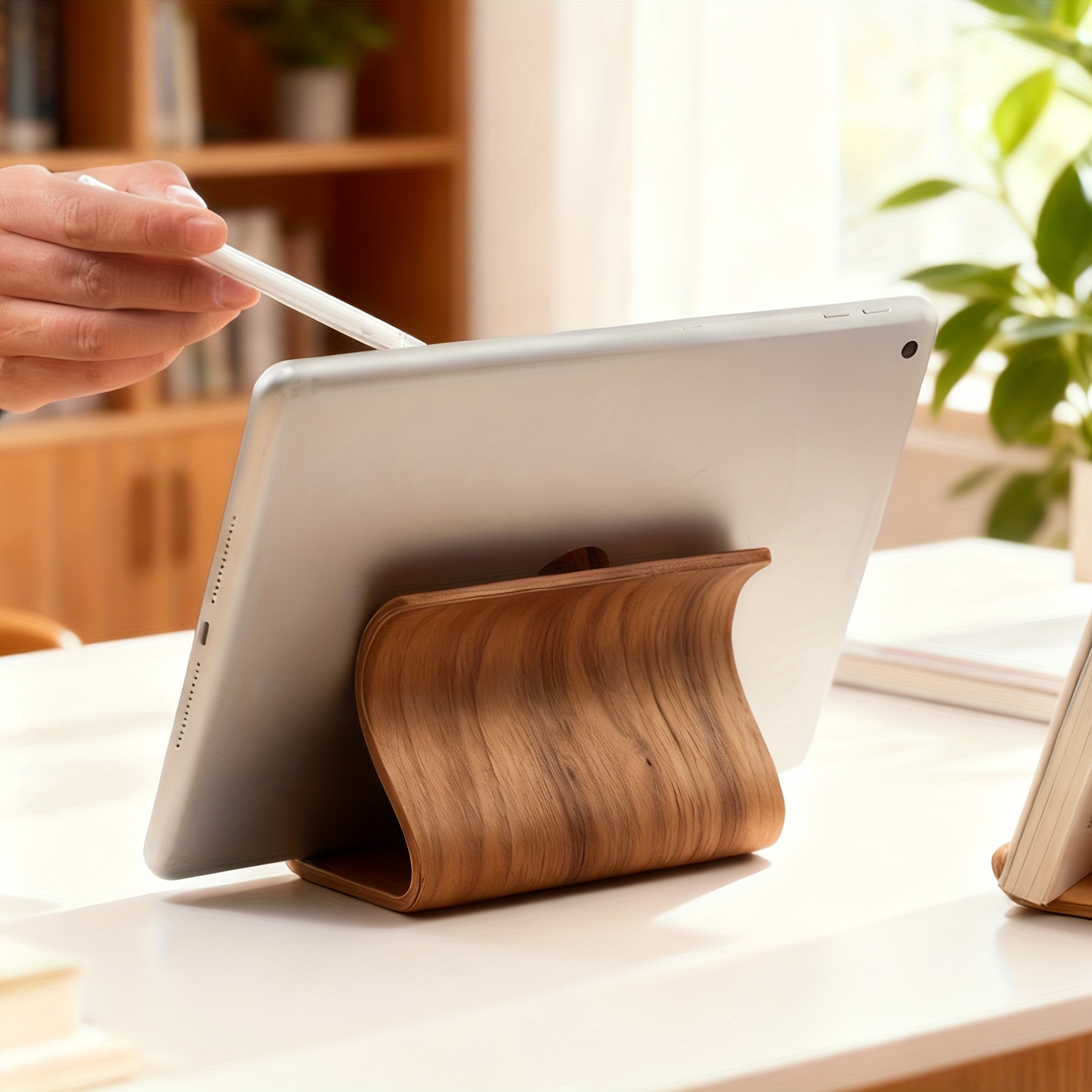 [New Wooden Phone Stand] New W - Graphic Tablet Accessories recension och pris