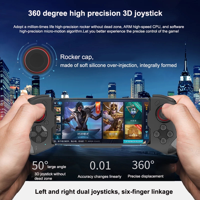 Cell Phone Gamepad Joystick Fo - Android Tablet Gaming Accessories recension och pris