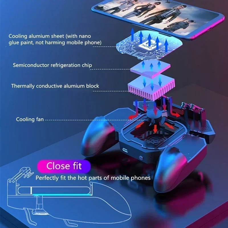 MEMO DL88 Mobile Phone Cooler  - Tablet Gaming Accessories recension och pris