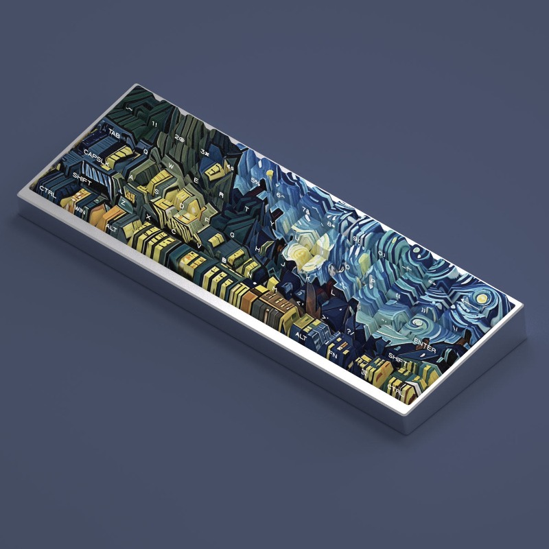 Van Gogh Starry Sky Theme Keyc - Tablet Gaming Accessories recension och pris