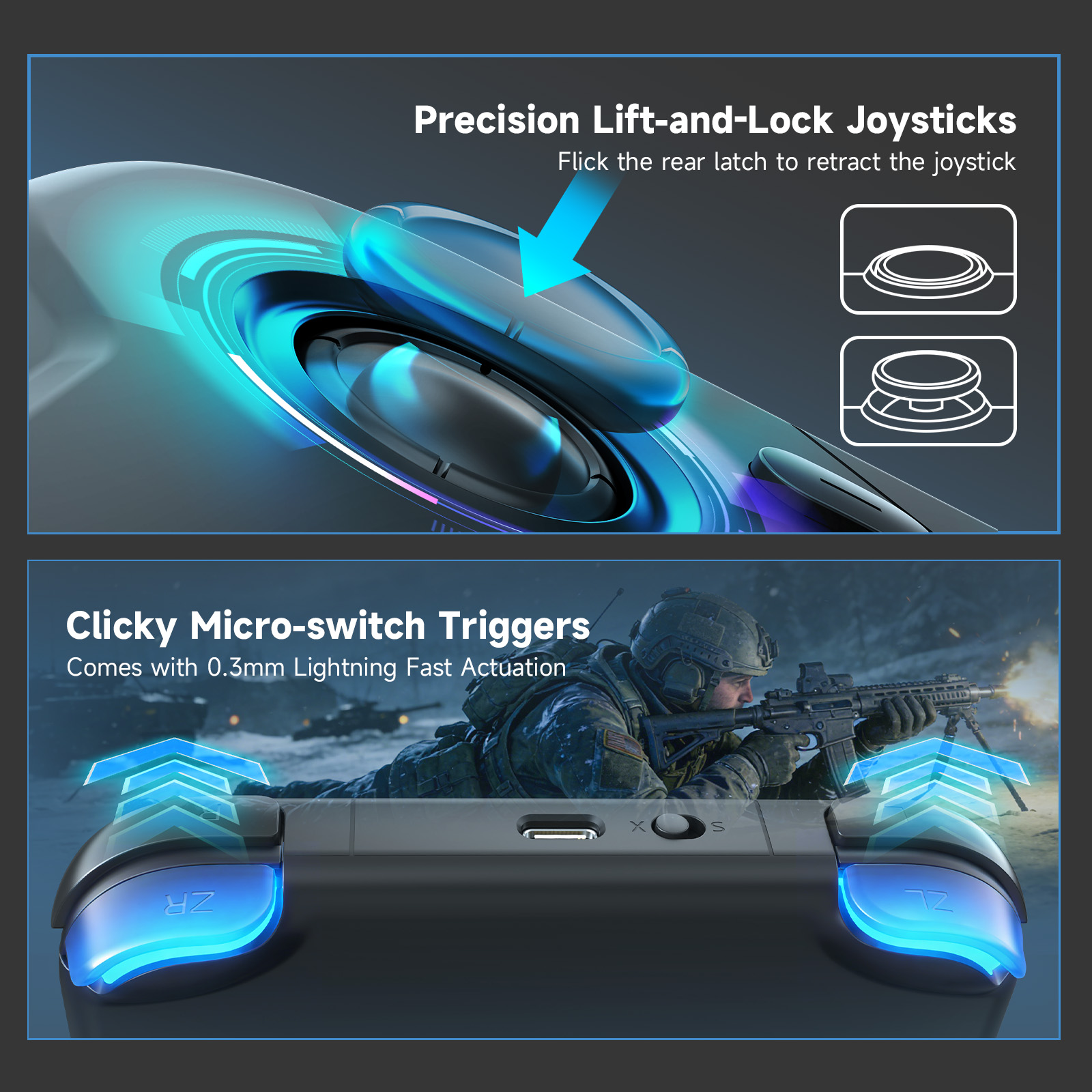 AceGamer Pocket Game Controlle - Tablet Gaming Accessories recension och pris