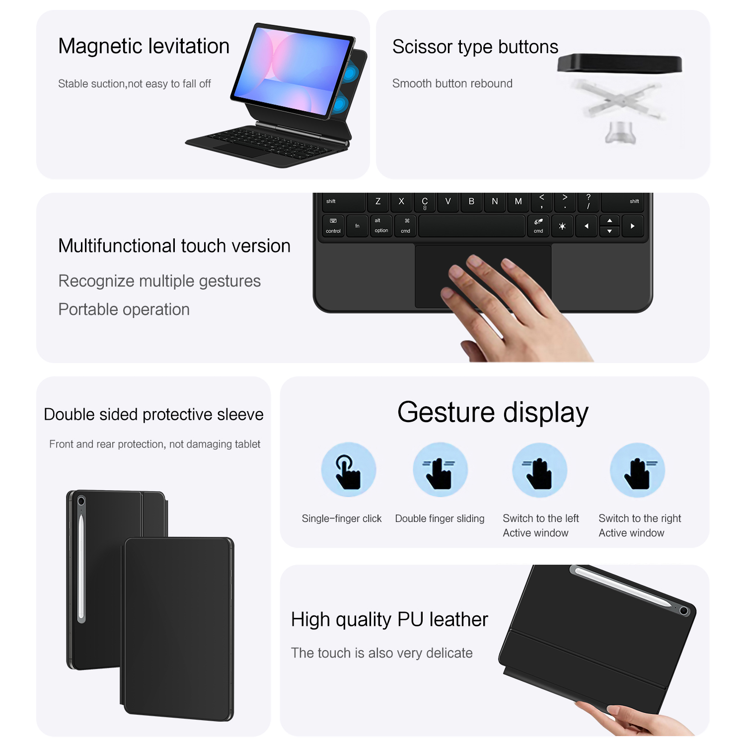 Magic Keyboard for Samsung Gal - Tablet Accessories For Samsung recension och pris